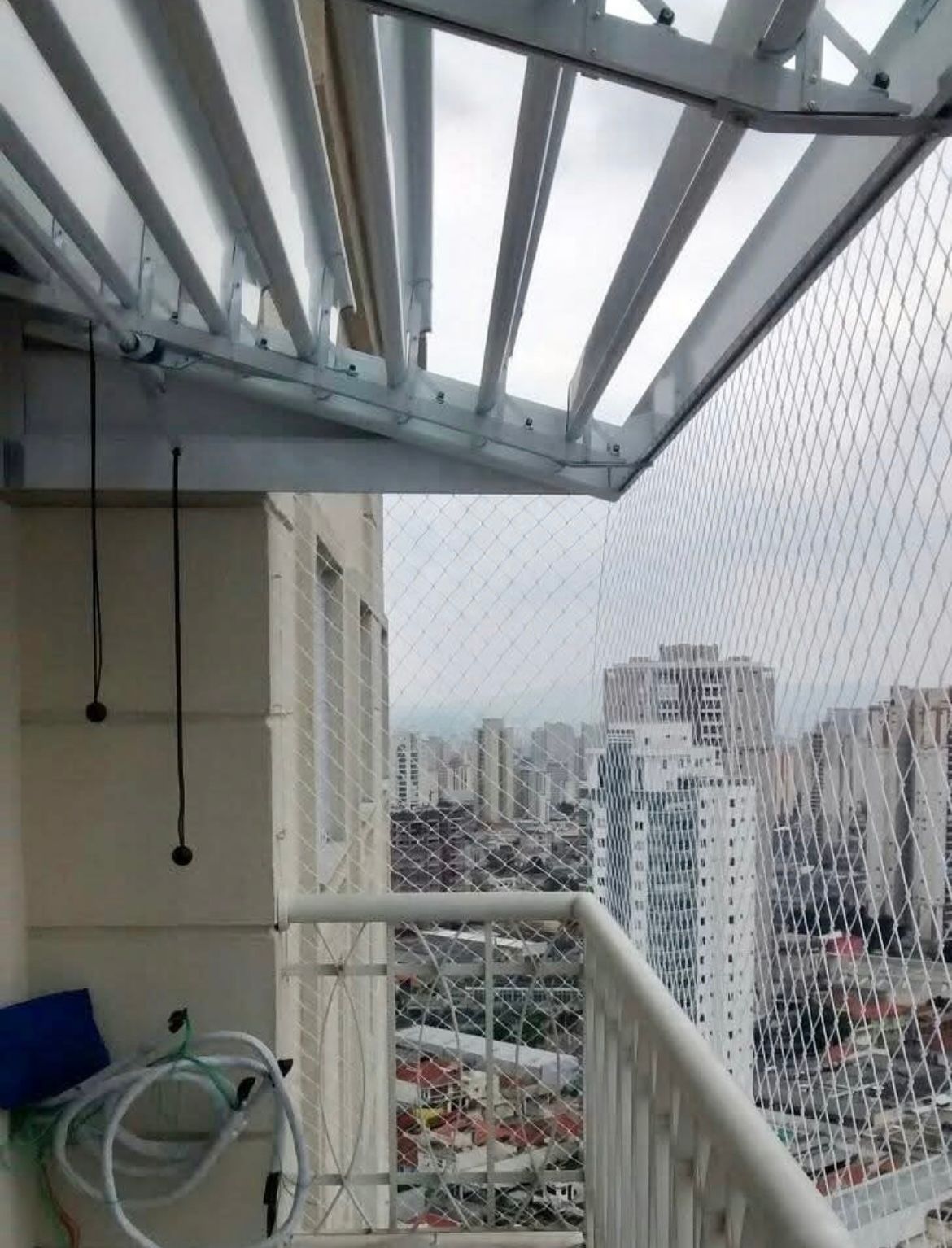 Varal e rede de proteção